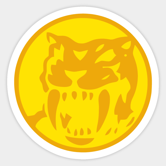 Sabre Tooth Tiger Sticker by conatron13